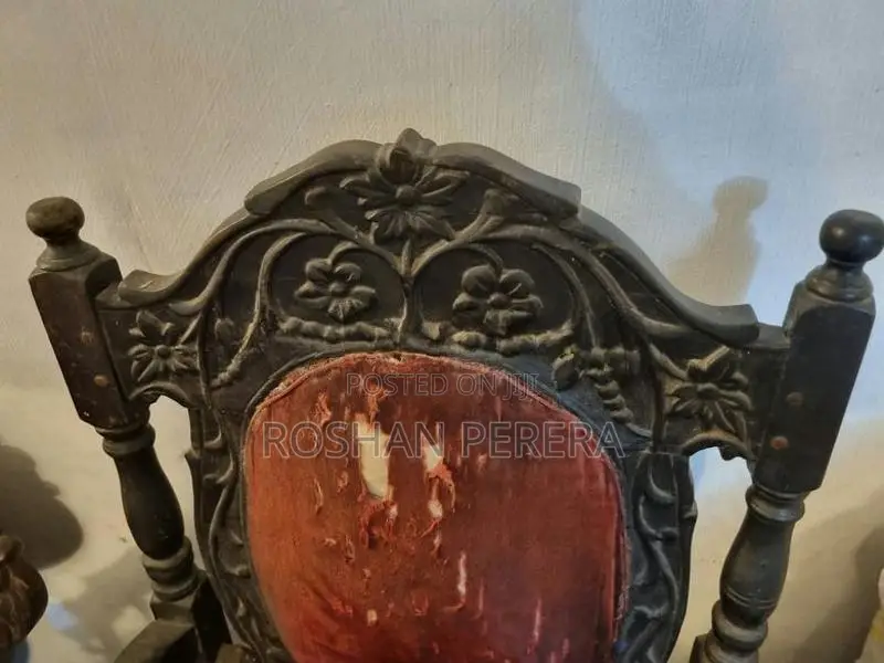 Antique Ebony Chieftain’s Chair
