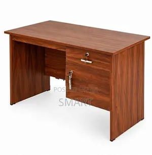 Melamine Writing Table - Medium Brown (120*60*76CM) -MWT200
