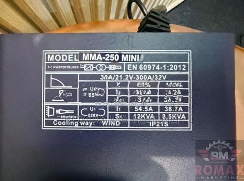 Shenyuan Inverter Welding Machine - 250 Mma
