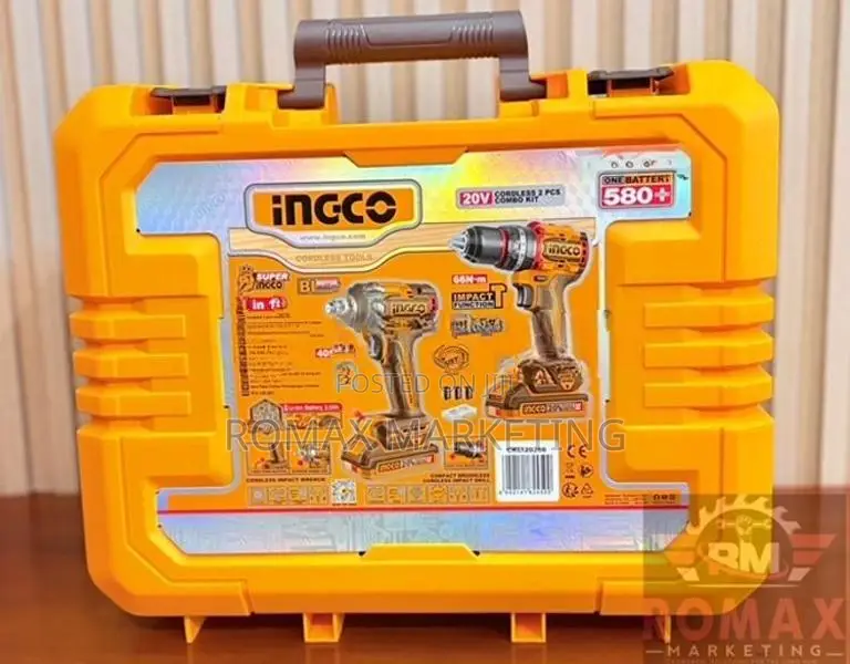 Ingco 20V Cordless 2PCS Combo Kit