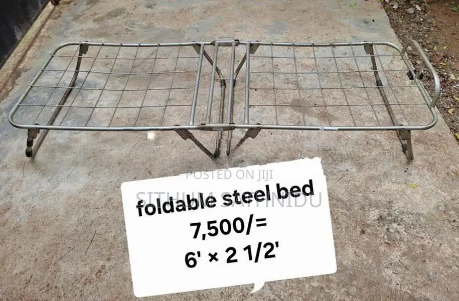 Foldable Steel Single Bed