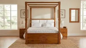 Luxury Teak Canopy Bed