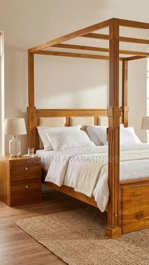 Luxury Teak Canopy Bed