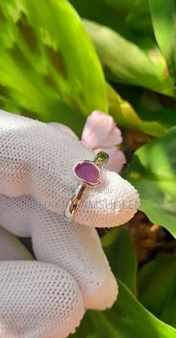 Silver Sapphire Ring