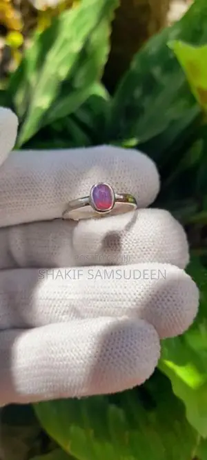 Silver Sapphire Ring