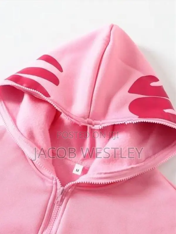 Pink Zip up Hoodie