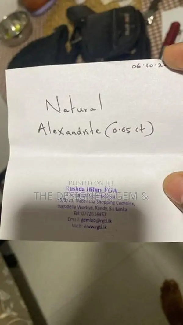 Natural Alexandrite 0.65 Cts