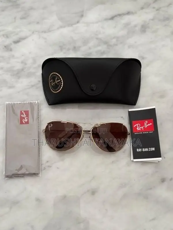Ray-Ban RB3293 Aviator Sunglasses – Gold Frame, Brown Gradient