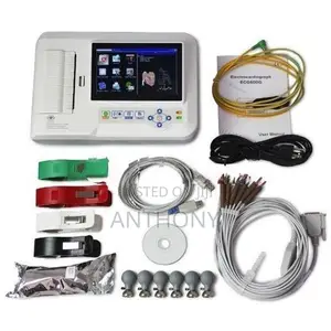 CONTEC Touch 6-Channel Electrocardiograph 12-Lead ECG/EKG Machine
