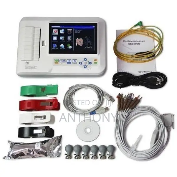 CONTEC Touch 6-Channel Electrocardiograph 12-Lead ECG/EKG Machine