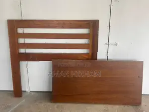 Teak Single Beds With Mattresses – Set Of 2
