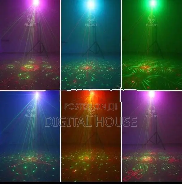 Dj Light Laser 5 Color 120 Design 230v Powerful - new