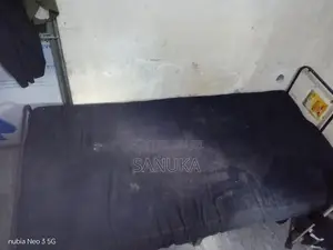 Steel Single Bed With The Mattress