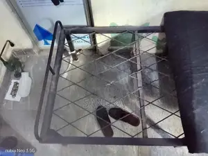 Steel Single Bed With The Mattress