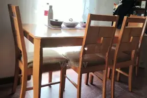 Damro Gold Dining Table With 6 Chairs