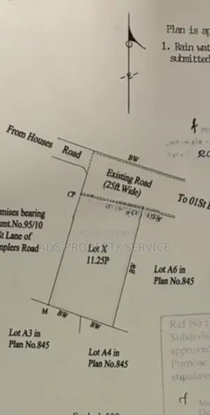 11.25 ph Superb Rectangle Bare Land For Sale in Mount Lavinia