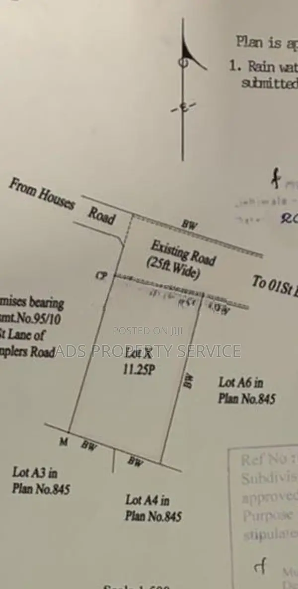 11.25 ph Superb Rectangle Bare Land For Sale in Mount Lavinia