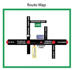 Batagama Kandana Road Luxury Land for Sale In Kapuwagara