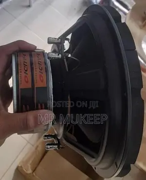 J Audio Car Speaker Box with Bass Amplifier Set