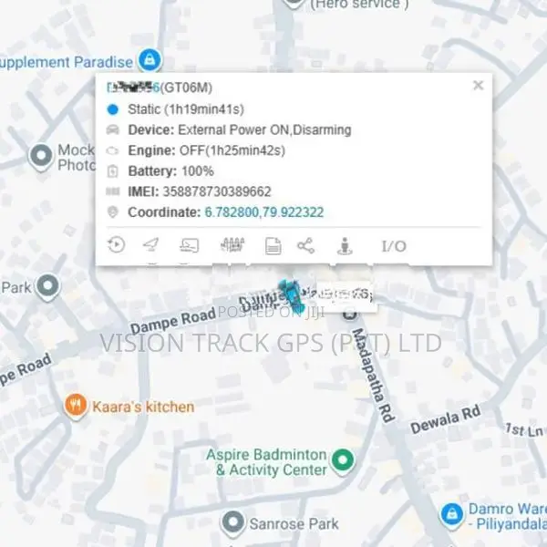 Vehicle Gps Tracker Engine Cut-Off