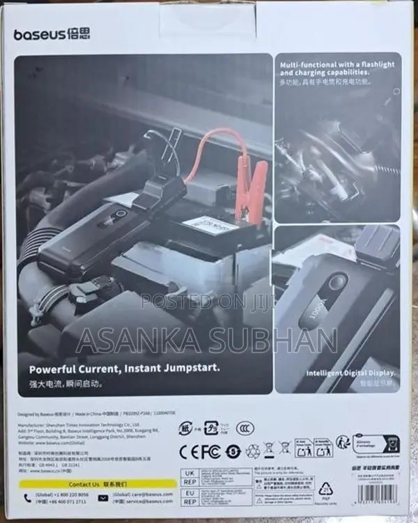 Baseus 1000A Car Jump Starter