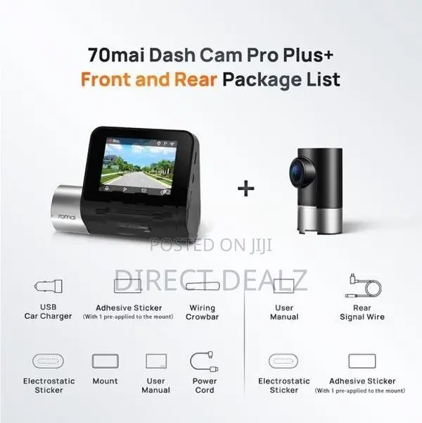 70mai A500s Dash Cam Pro Plus+ With Rear Camera