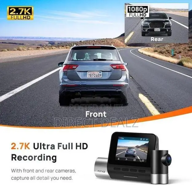 70mai A500s Dash Cam Pro Plus+ With Rear Camera