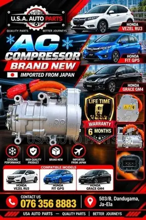 Honda Grace GM4 ac compressor