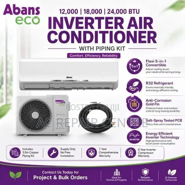 12000btu Abance eco inverter Air conditioner