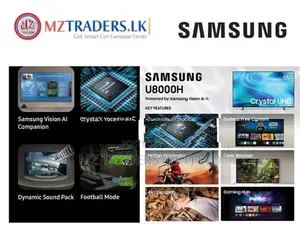 SAMSUNG 55″ Crystal UHD U8000H 4K Vision AI Smart TV
