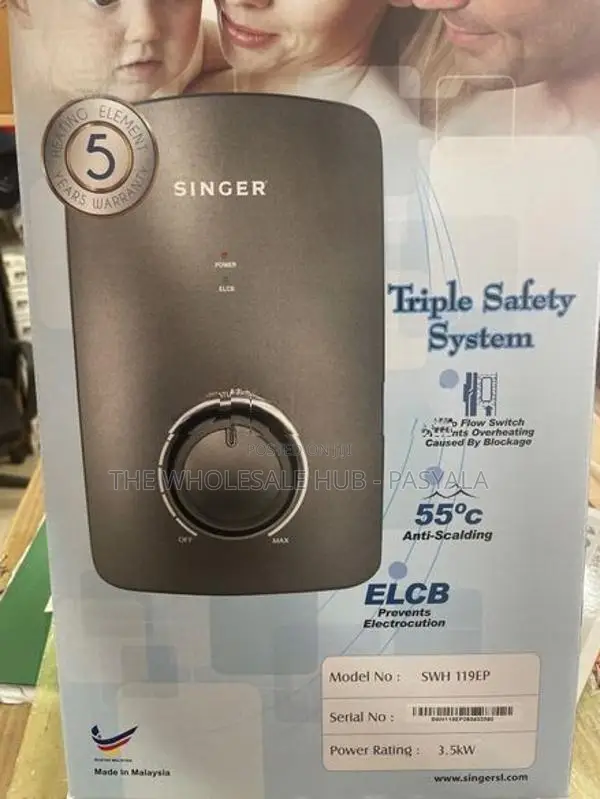Singer Hot water Shower 🚿 119EP
