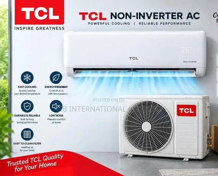 New 12000BTU TCL Non Inverter (SaveIN Series) Brand AC 2026