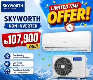 New SKYWORTH Non Inverter (Gold-fin Condenser) Brand AC 2026