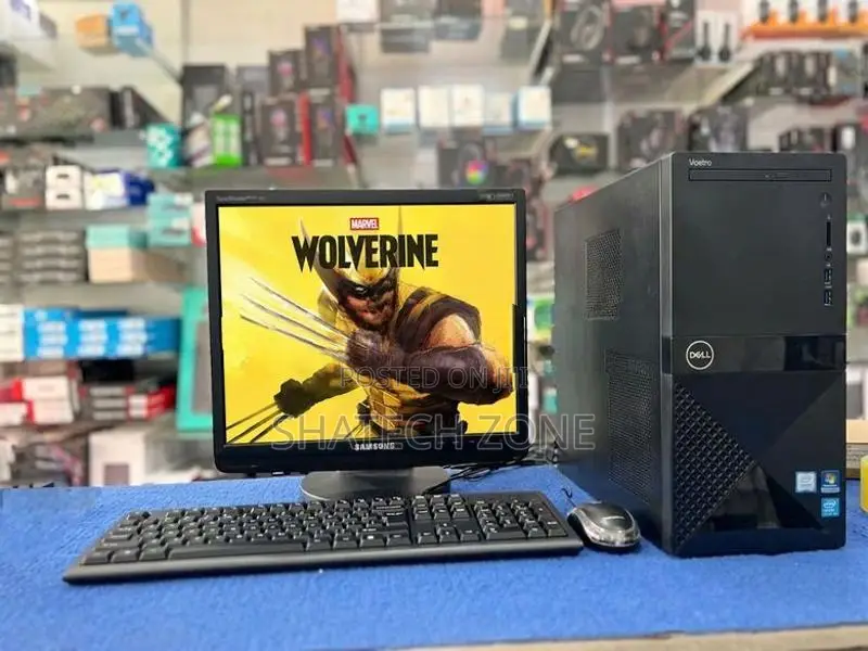 i3 7th GEN Dell Computer 8GB RAM|500GB HDD (Full Set + Monitor 17"- 20