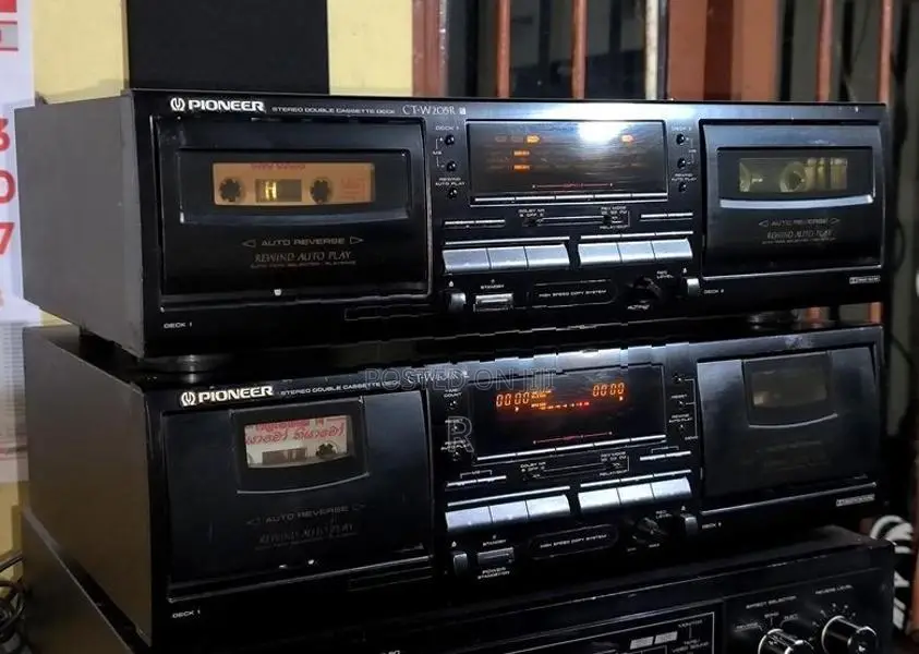 Pioneer Double Cassette Deck