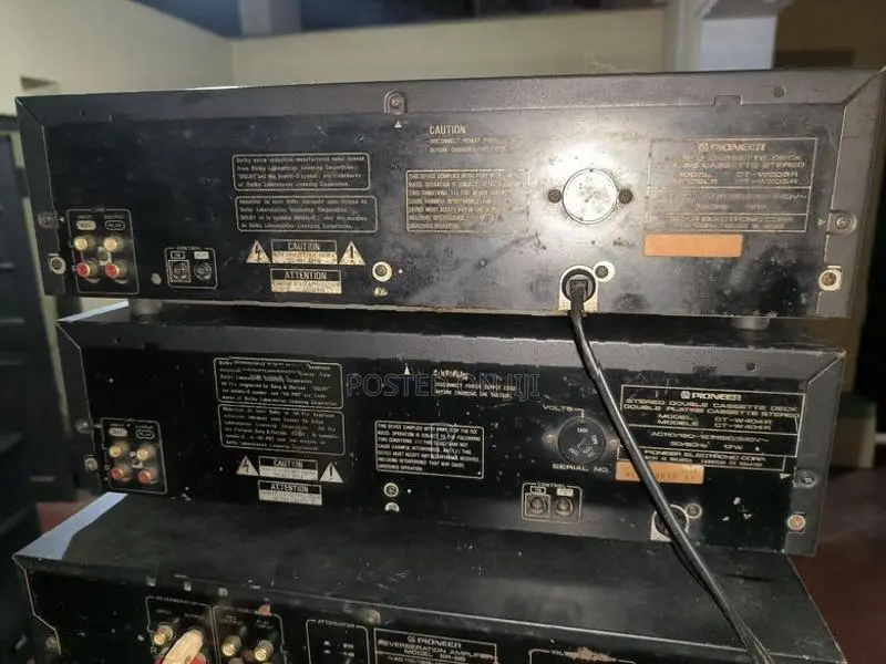 Pioneer Double Cassette Deck