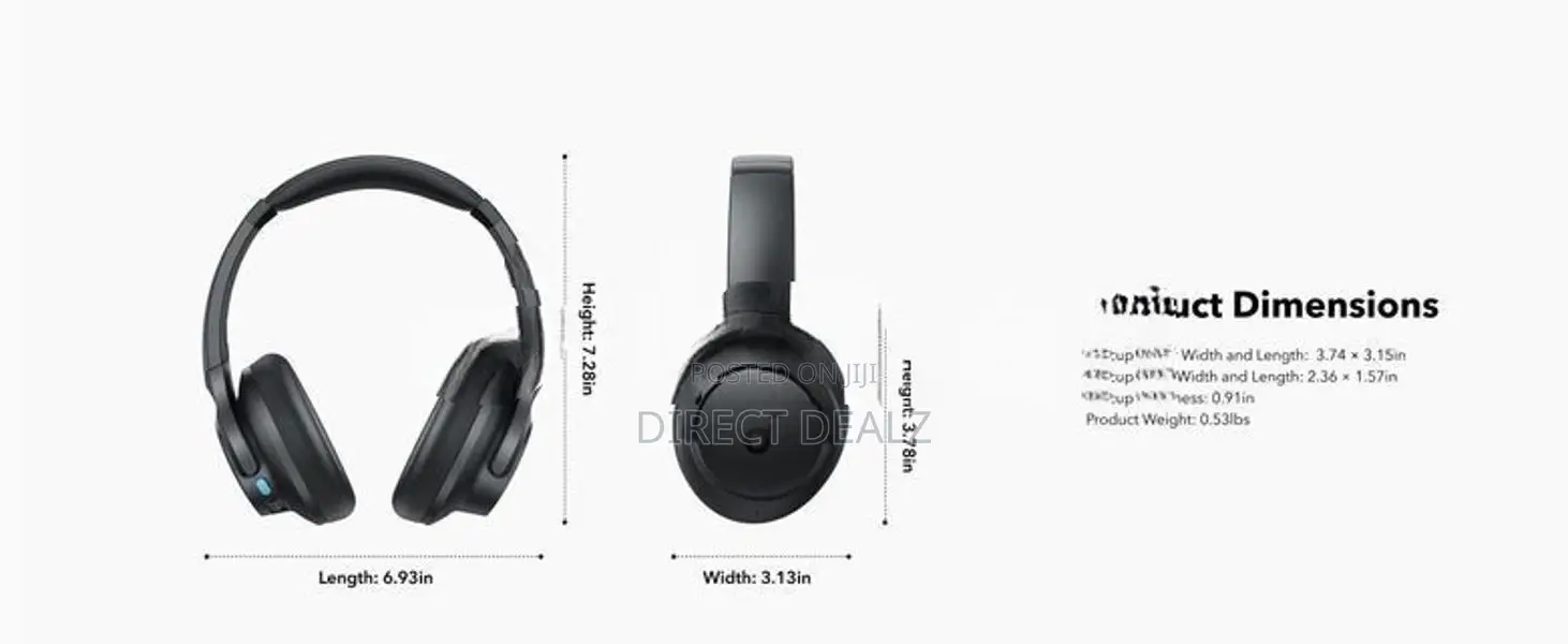 Q11i Anker Soundcore Wireless Headphones - Black