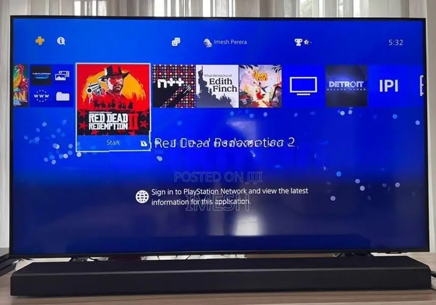 Sony PS4 Pro With 2 Controllers