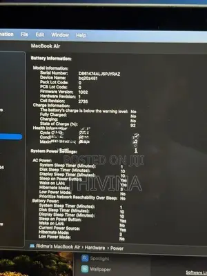 MacBook Air M1 2020 - 8GB RAM / 256GB SSD