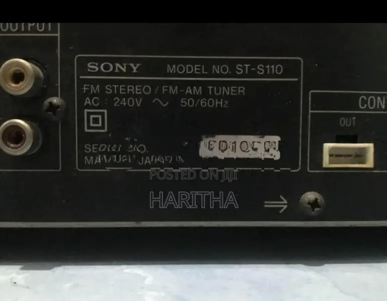 Sony Stereo Digital Tuner ST-S110
