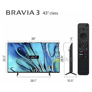 Sony Bravia 3 43" LED 4K HDR Google TV