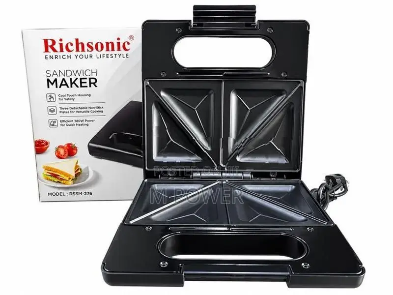Richsonic Sandwich Maker - RSSM-276