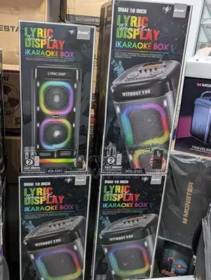 Brodu BTS - 2121 Karaoke Speakers with Dual Mic (200W)