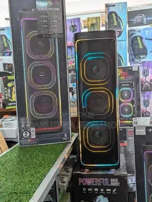 Brodu Bts - 2270 High Power Outdoor Party Speakers With Dual Mic