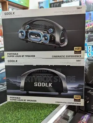 Sodlk S1617 High Power Outdoor Party Speakers With Dual Mic (320W)
