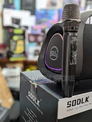 Sodlk S1617 High Power Outdoor Party Speakers With Dual Mic (320W)