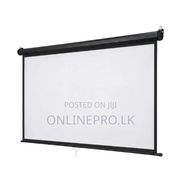 VEGA 7ft Semi Auto Manual Projector Screen – 16:9