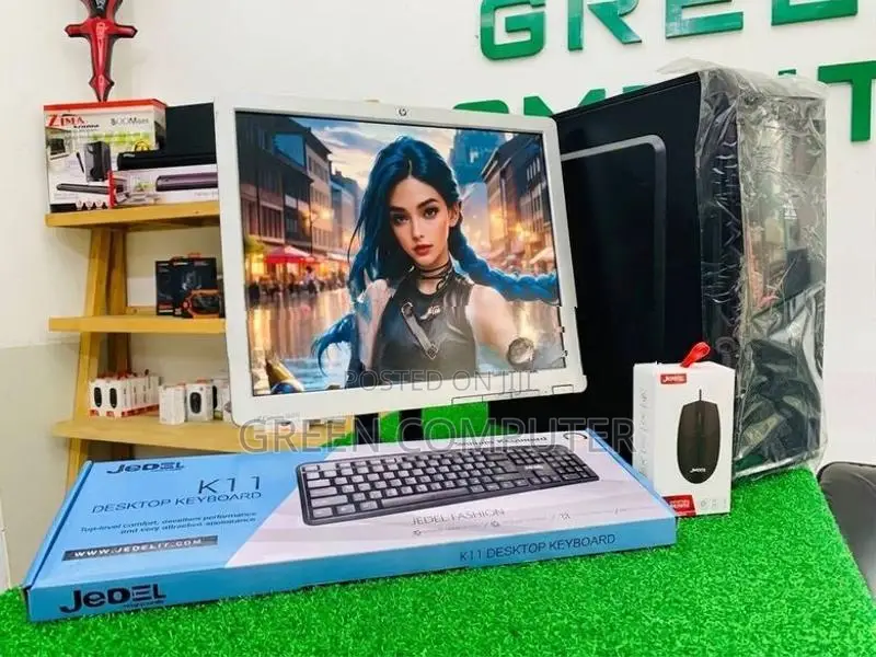 HP i5 3rd Gen Full Set Desktop Computer With 17"Inch Monitor