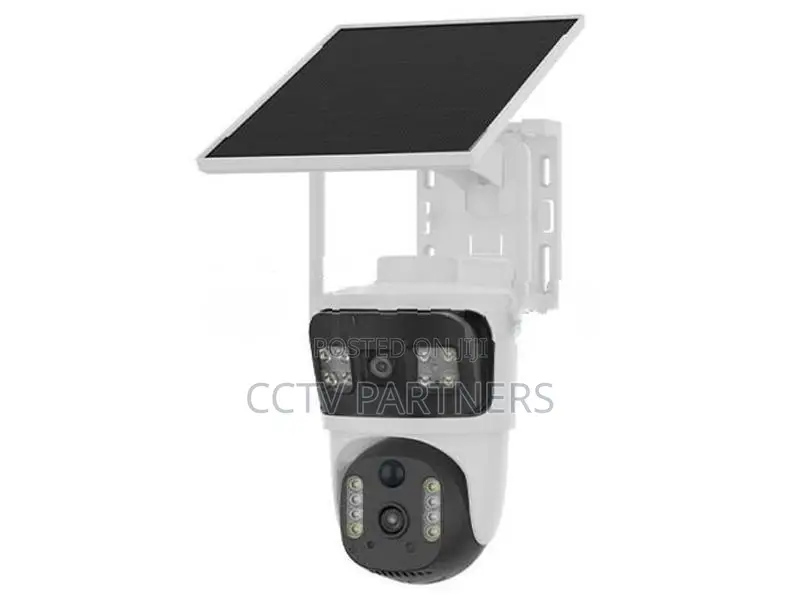V380MAX BP5M Always On Video Dual lens Solar Power 4G siren cctv camer