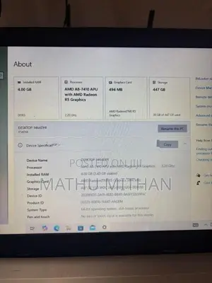 ASUS x540y AMD 8